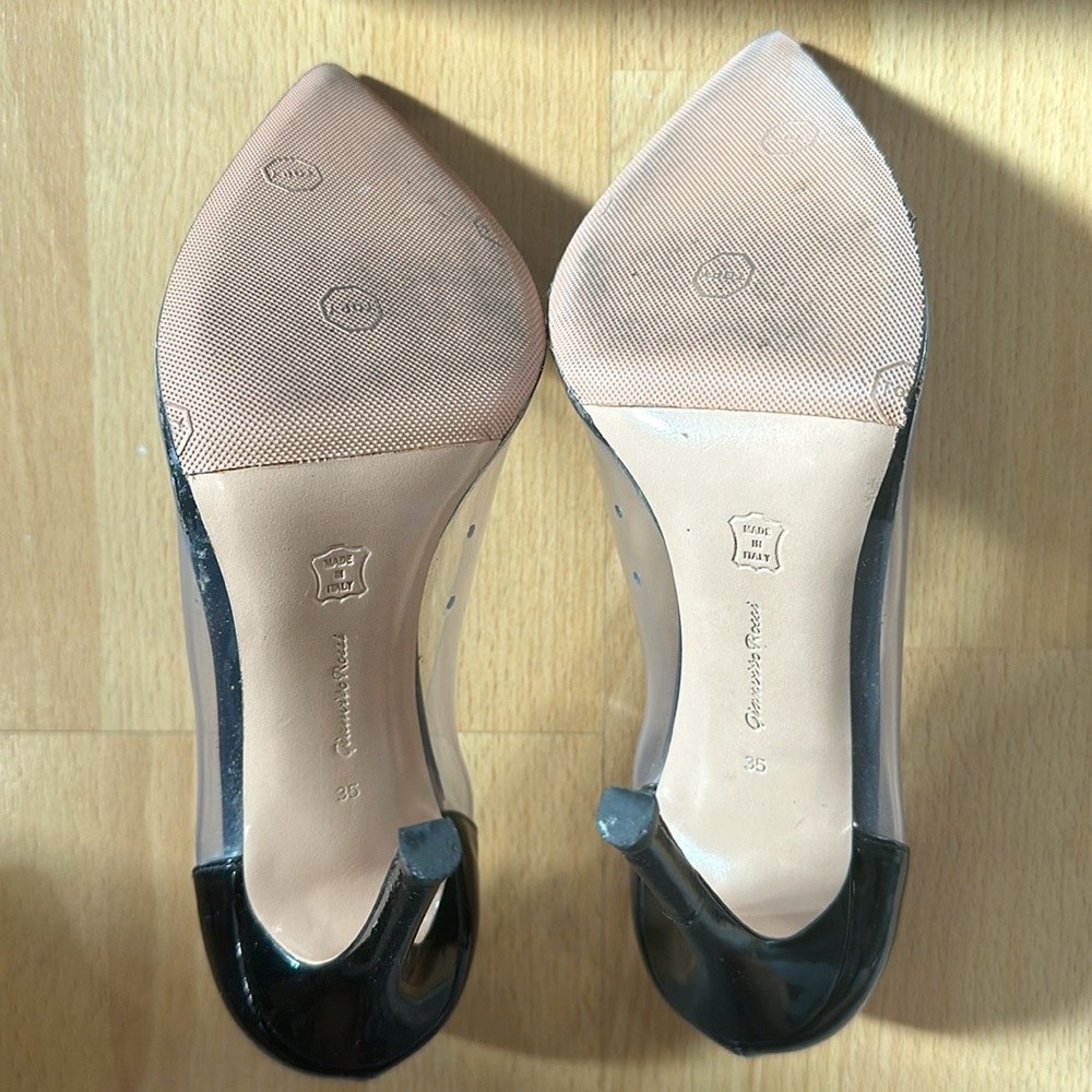 Gianvito Rossi plexi heels pumps size 35 - Picture 6 of 14